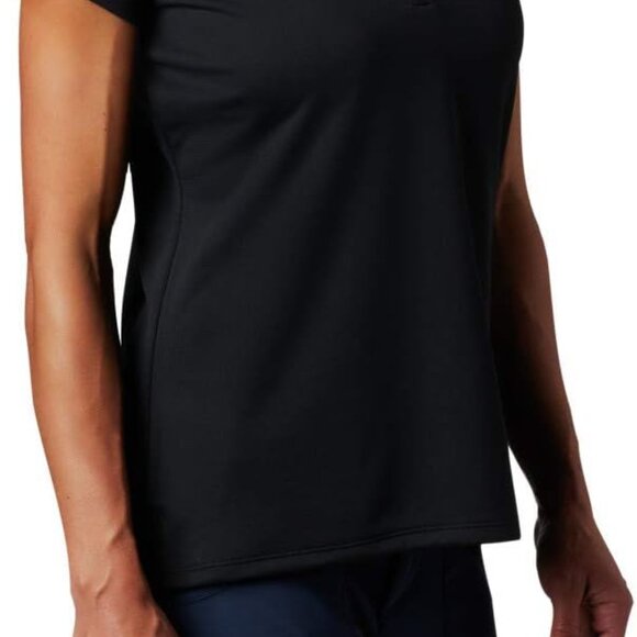 🆕Columbia Women's Innisfree Short Sleeve Polo Shirt, XXL-Black, Brand NEW. - Picture 5 of 5